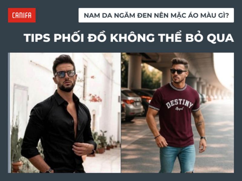 Một người phụ nữ hoặc đàn ông có làn da ngăm đen đang thử một bộ trang phục kết hợp nhiều màu sắc và kết cấu vải, thể hiện sự phá cách và tự tin.